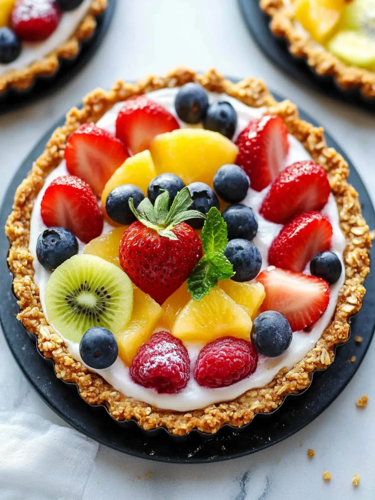 Delicious Breakfast Fruit Tart with Granola Crust You’ll Love 3 Breakfast Fruit Tart with Granola Crust