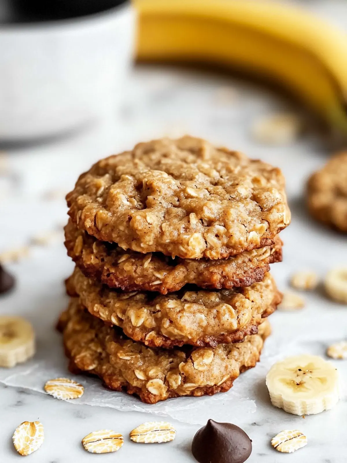 Oat Peanut Butter Banana Cookies Without Eggs – A Chewy Delight 2 Oat Peanut Butter Banana Cookies {without Eggs}