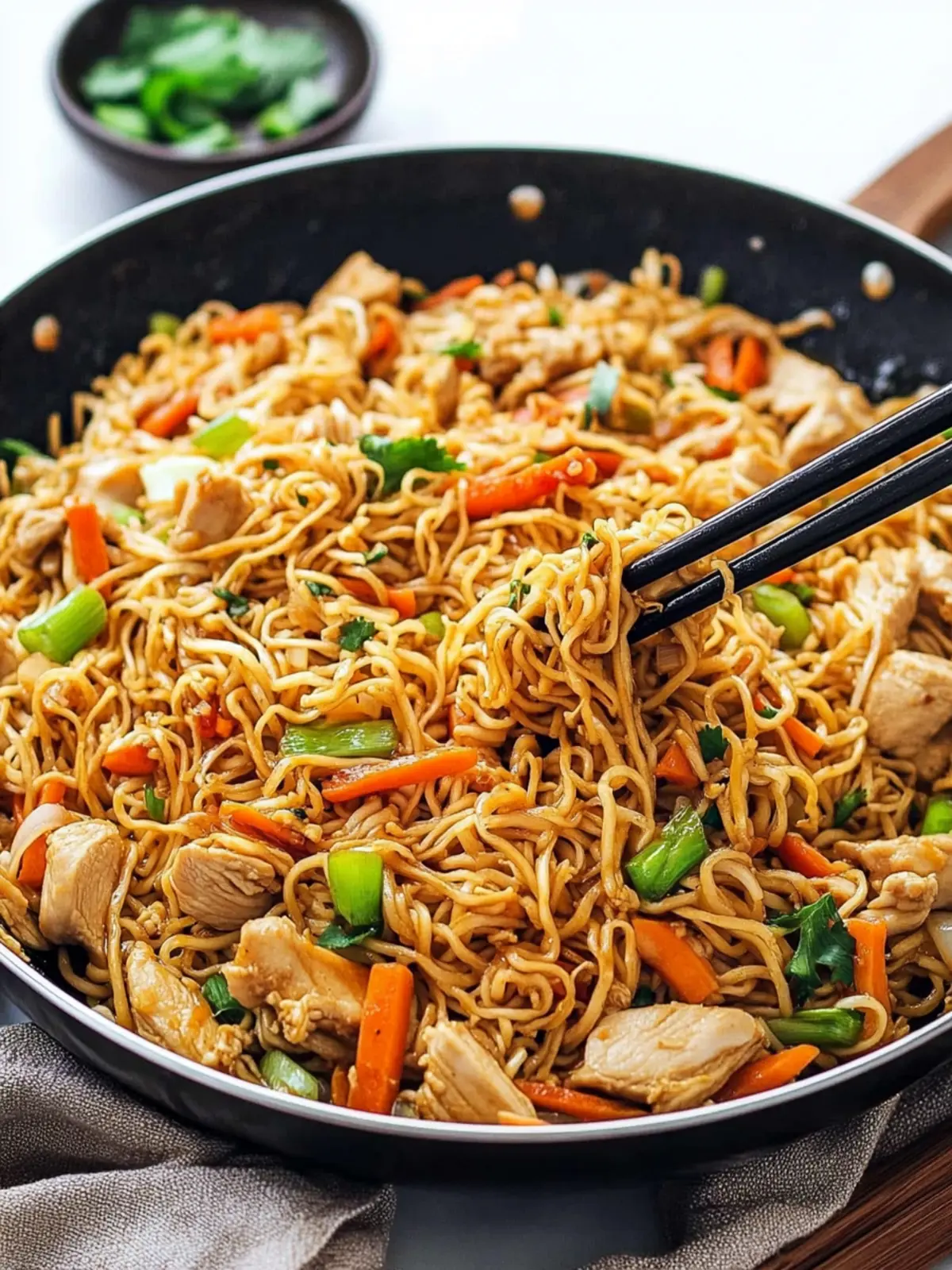 Savory Chicken Chow Mein Ready in 30 Minutes or Less 2 Chicken Chow Mein
