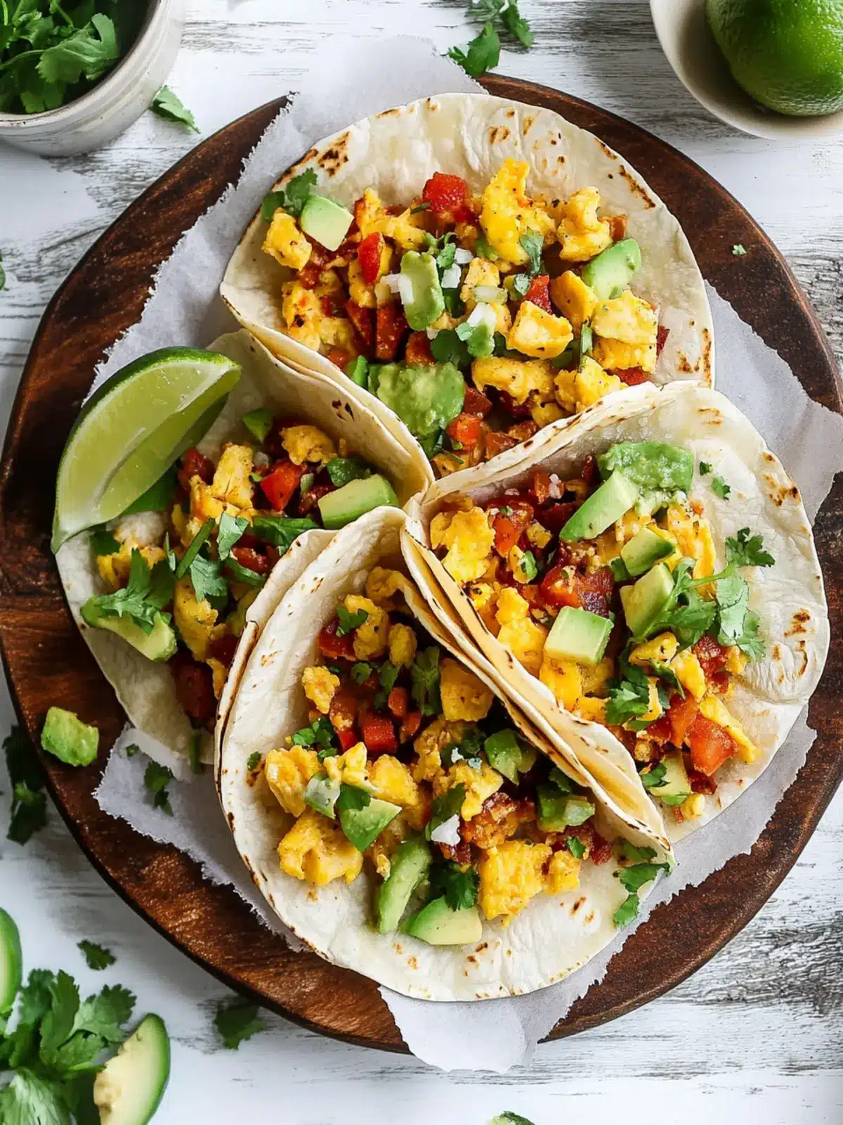 Delicious Easy Breakfast Tacos for a Quick Family Feast 3 Easy Breakfast Tacos