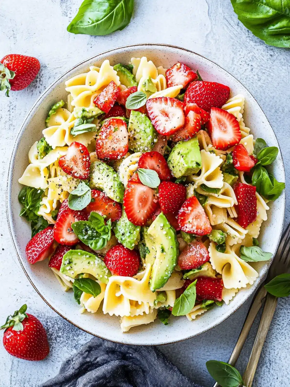 Strawberry Avocado Pasta Salad: A Refreshing Summer Delight 2 Strawberry Avocado Pasta Salad