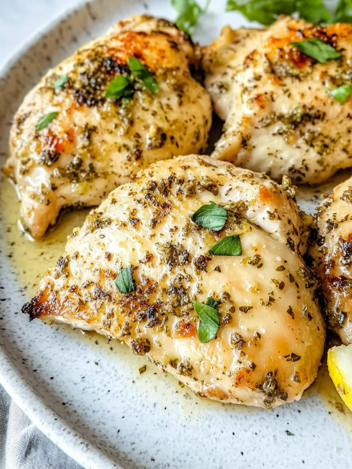 Zesty Italian Herb Chicken in 20 Minutes or Less 4 Italian Herb Chicken
