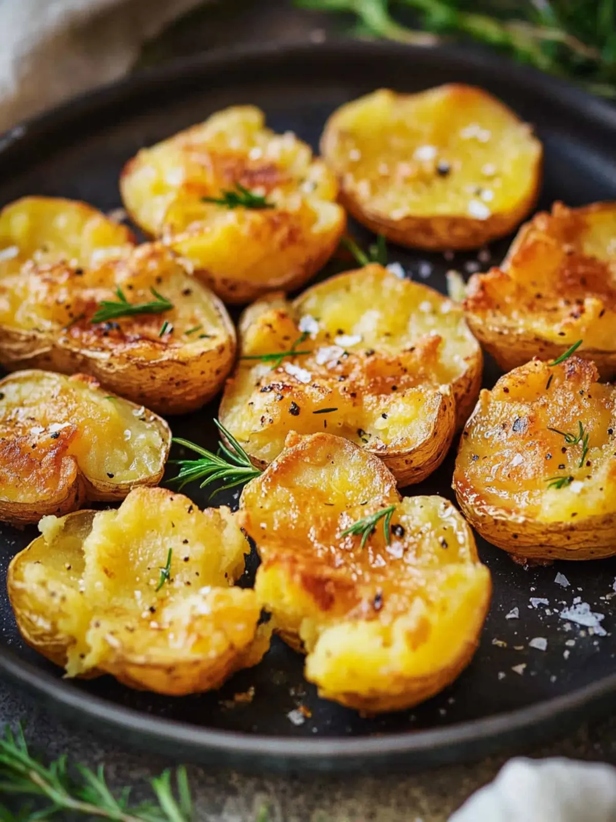 Crispy Smashed Potatoes Recipe for Ultimate Flavor Bliss 2 Crispy Smashed Potatoes Recipe