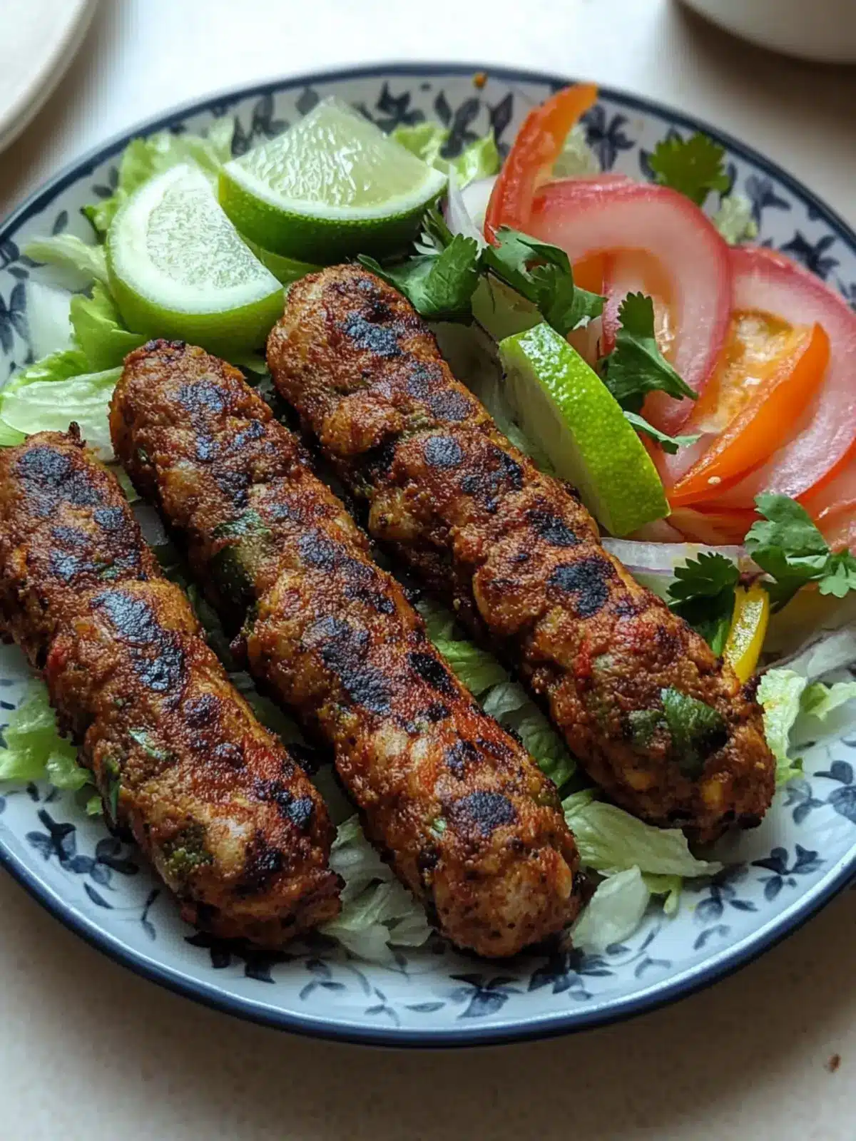 Savory Seekh Kebabs: Quick Weeknight Delight Made Easy 4 Seekh Kebabs