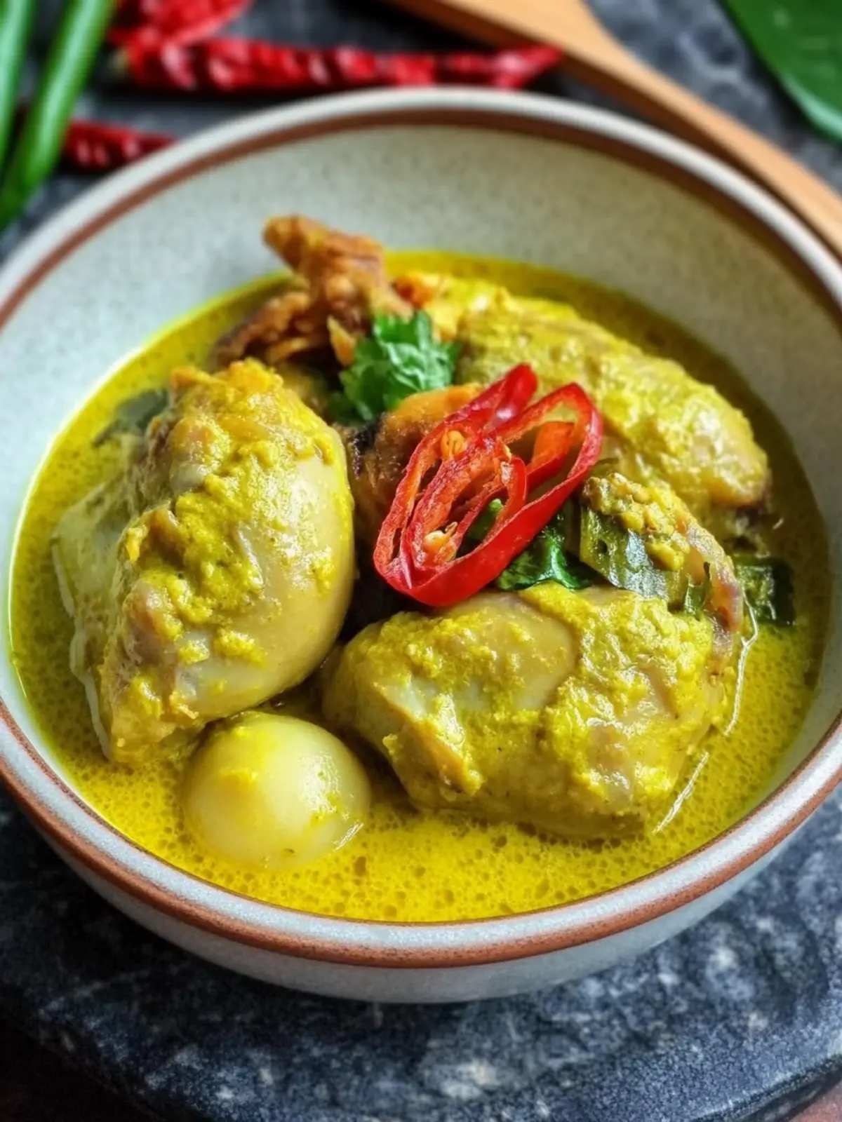 Opor Ayam Kuning: Deliciously Easy Chicken in Coconut Milk 4 Opor Ayam Kuning