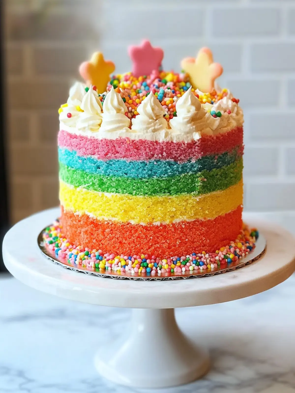 Delightful Rainbow Smash Cake Recipe for Your Baby's 1st Birthday 3 Rainbow Smash Cake Recipe