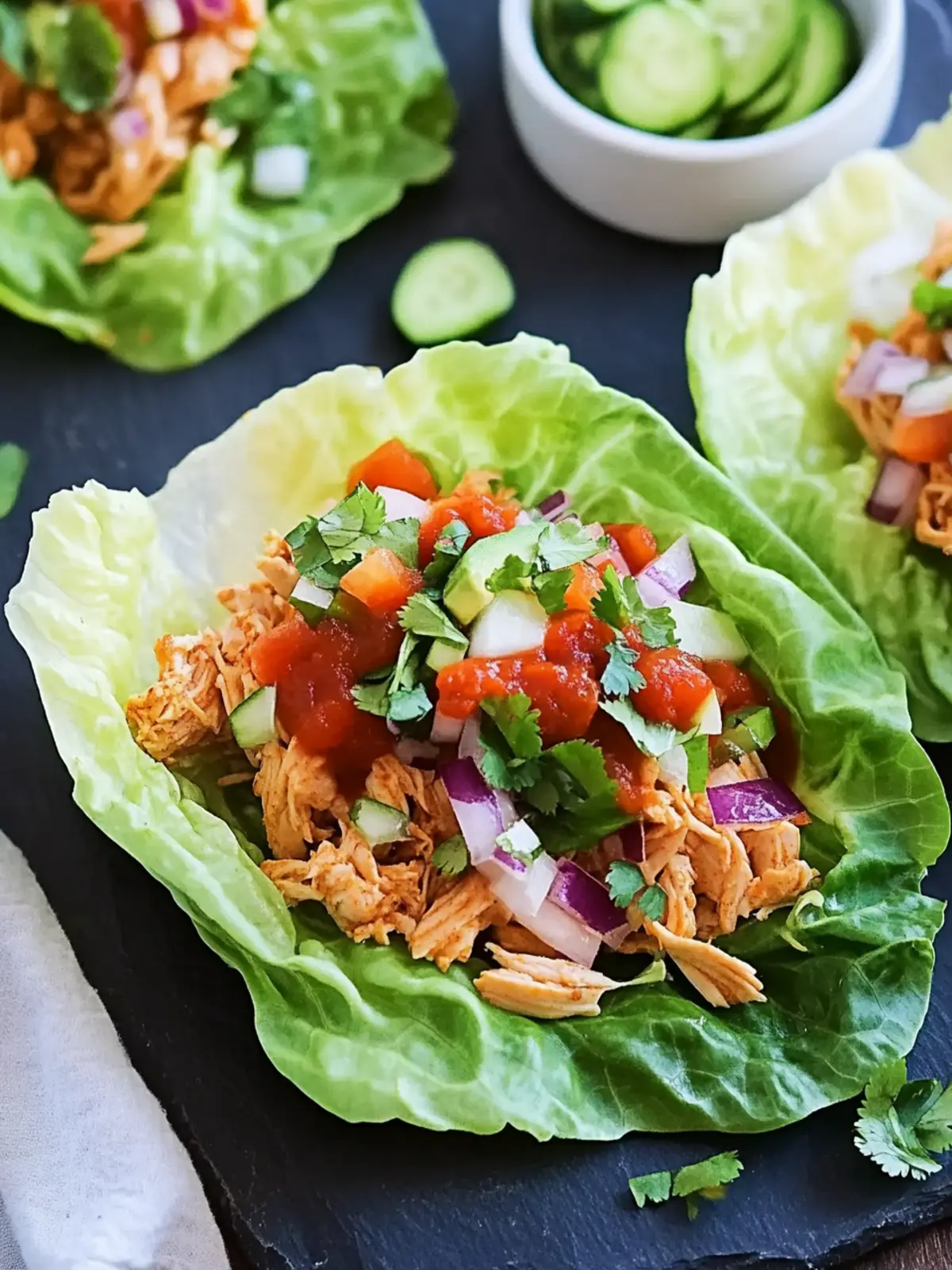 Savory Chicken Taco Lettuce Wraps for Guilt-Free Tasty Nights 3 Chicken Taco Lettuce Wraps