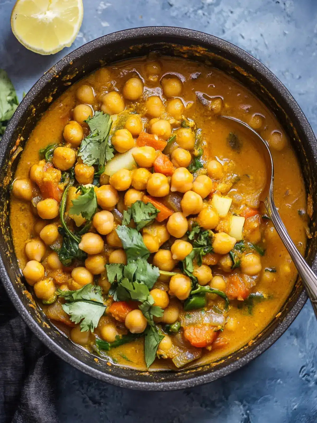 One-Pot Chickpea Curry: Flavor-Packed Vegan Comfort Meal 3 One-Pot Chickpea Curry