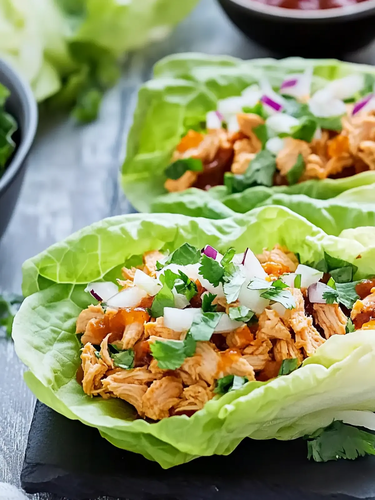Savory Chicken Taco Lettuce Wraps for Guilt-Free Tasty Nights 4 Chicken Taco Lettuce Wraps