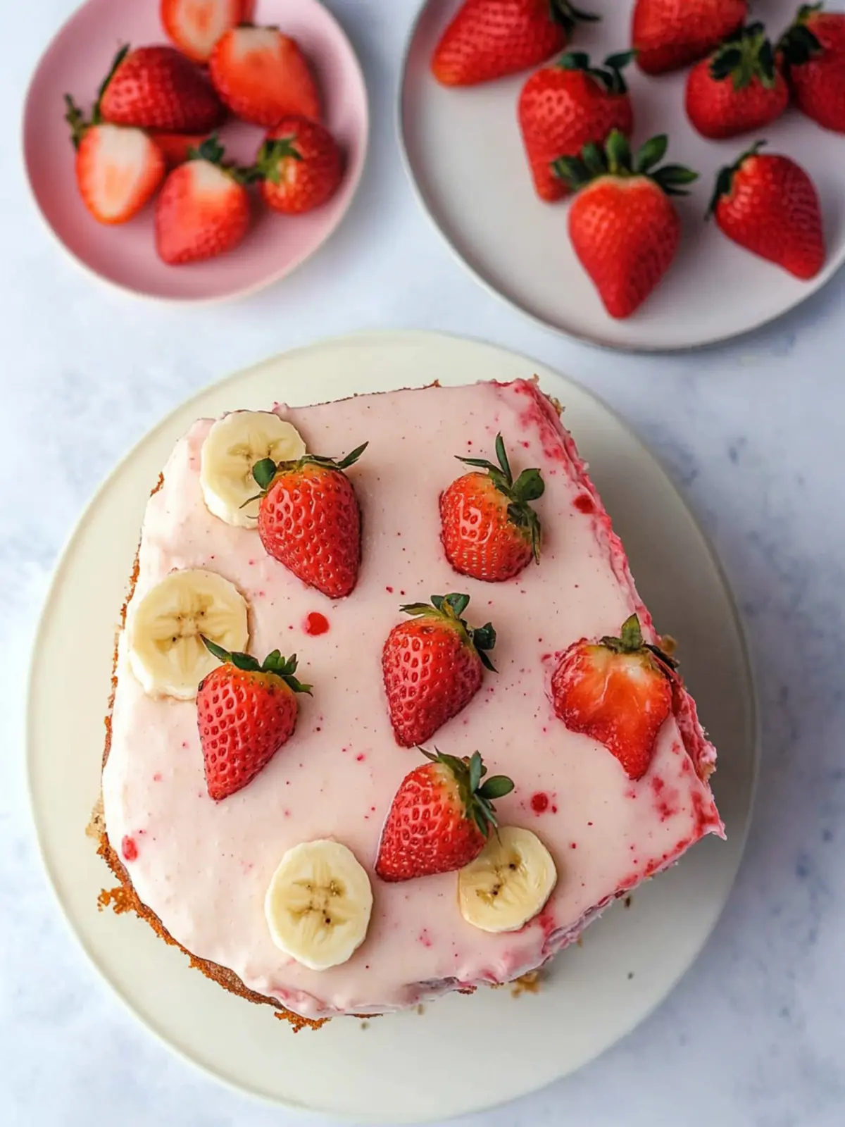 Moist Strawberry Banana Cake with Vegan Twist You’ll Love 5 Strawberry Banana Cake