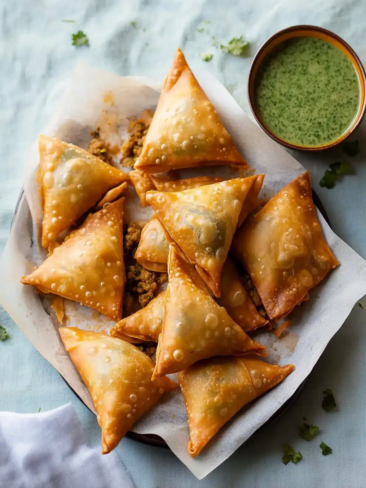 Crispy Keema Samosa Recipe Made Easy with Fun Folding Tricks 3 Crispy Keema Samosa Recipe (Easy Folding!)