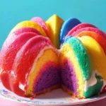 Color-Packed Rainbow Bundt Cake That Delights Everyone 6 Rainbow Bundt Cake