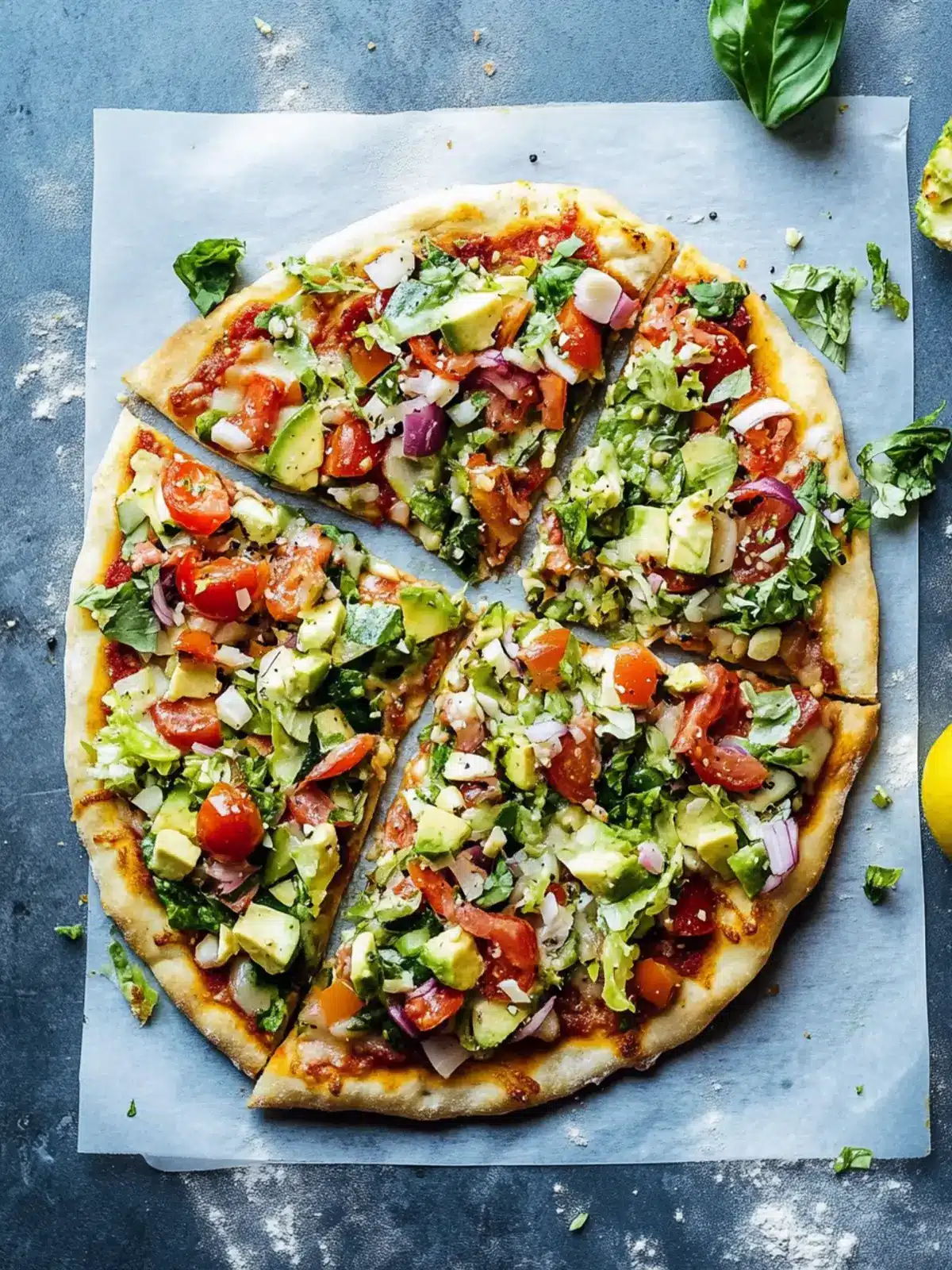 Chopped Salad Pizza: Your New Go-To Summer Dinner Delight 2 Chopped Salad Pizza