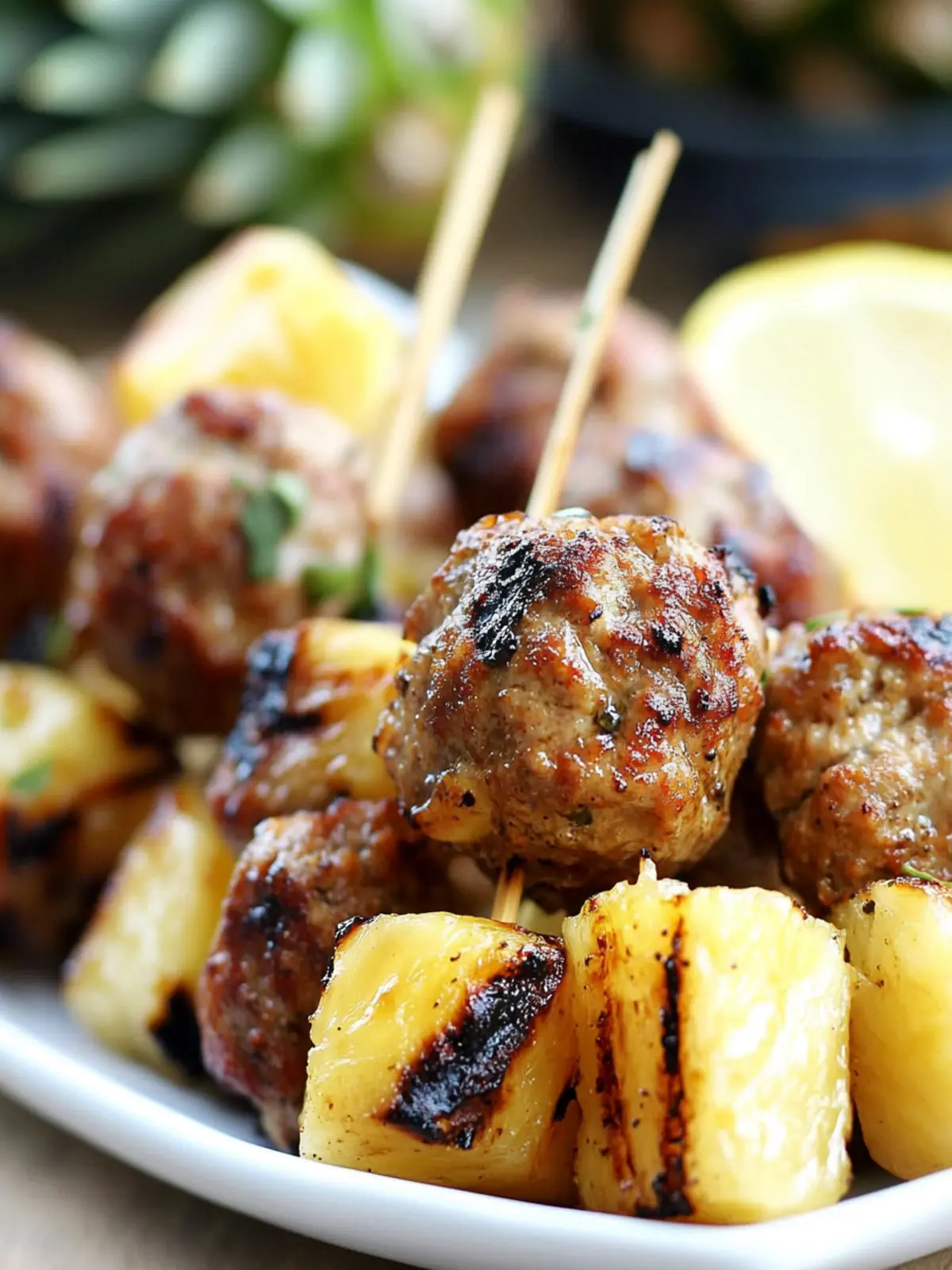 Easy Grilled Pineapple Meatball Skewers for Summer BBQ Bliss 5 Easy Grilled Pineapple Meatball Skewers