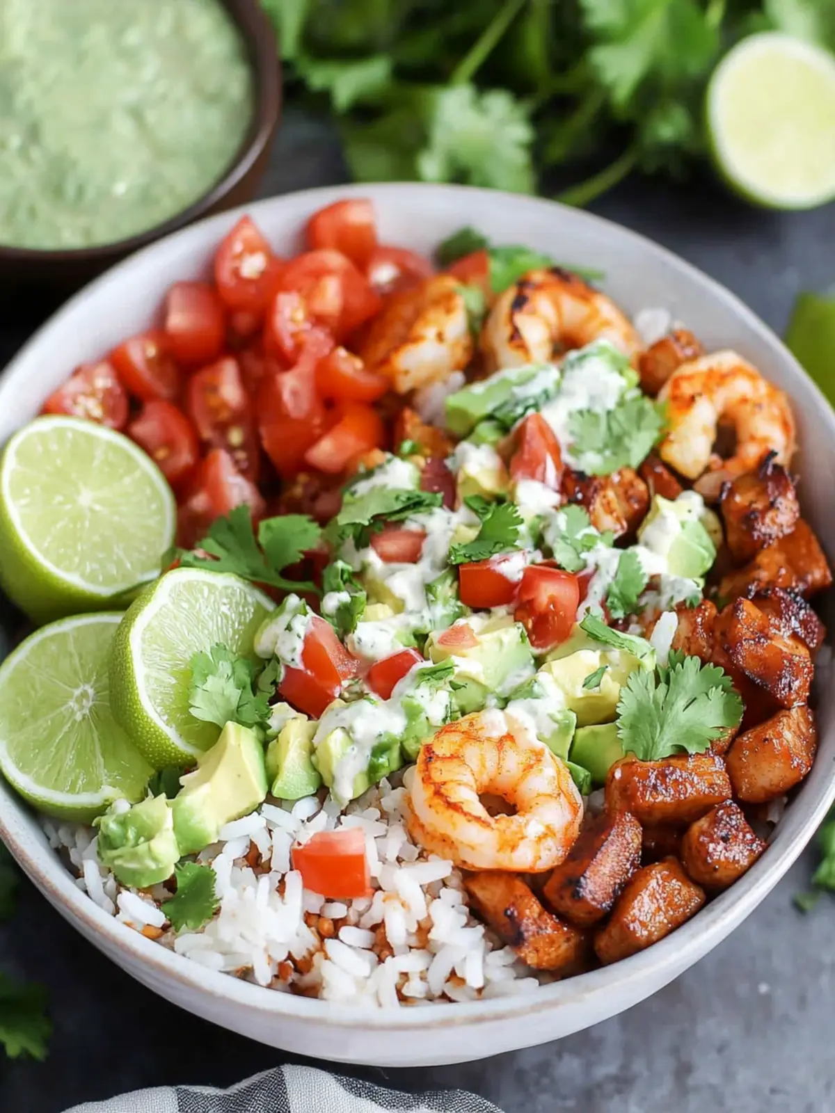 Mexican Rice Bowls with Shrimp: Quick, Fresh, and Flavorful 4 Mexican Rice Bowls with Shrimp