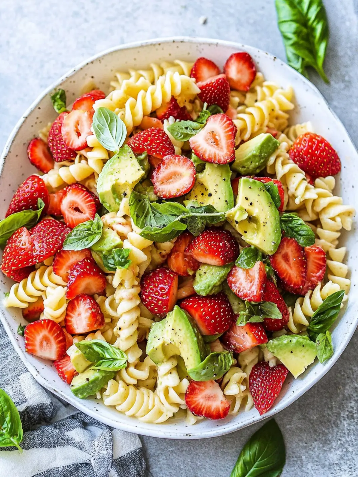 Strawberry Avocado Pasta Salad: A Refreshing Summer Delight 3 Strawberry Avocado Pasta Salad