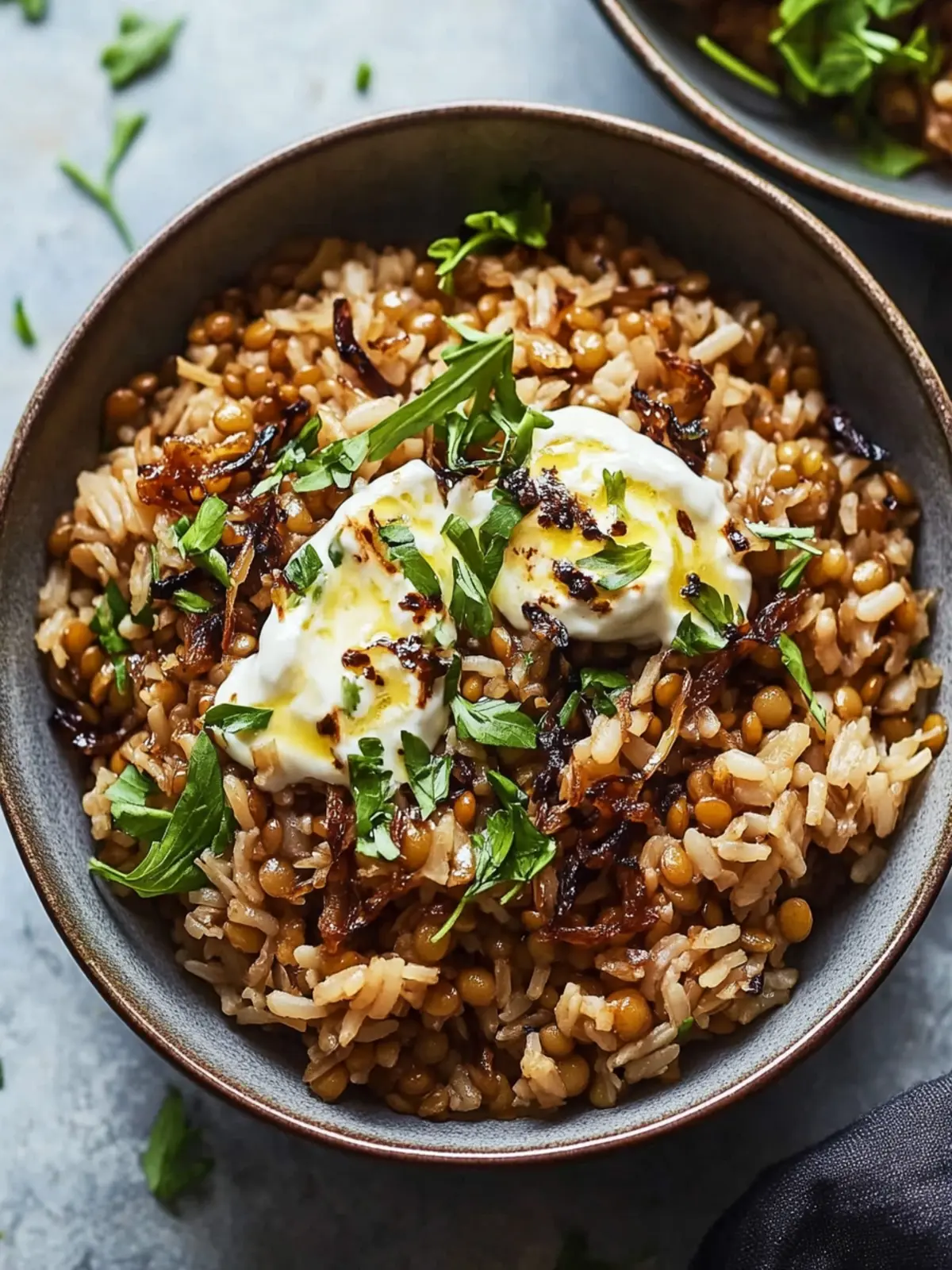 Mujadara: A Flavor-Packed Powerhouse of Rice and Lentils 5 Mujadara, a Powerhouse Blend of Rice, Lentils, and Deeply Caramelized Onions