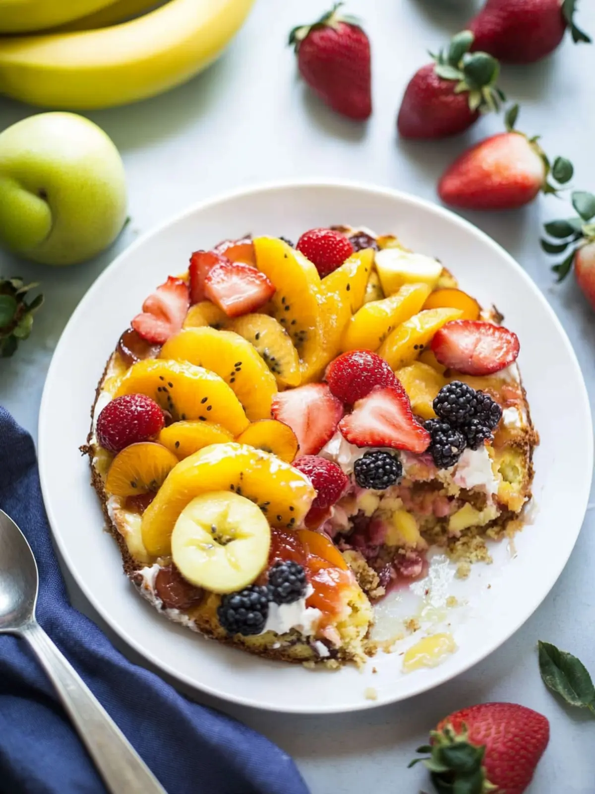 Summer Fruit Breakfast Bake – Easy, Healthy Delight Awaits 2 Summer Fruit Breakfast Bake