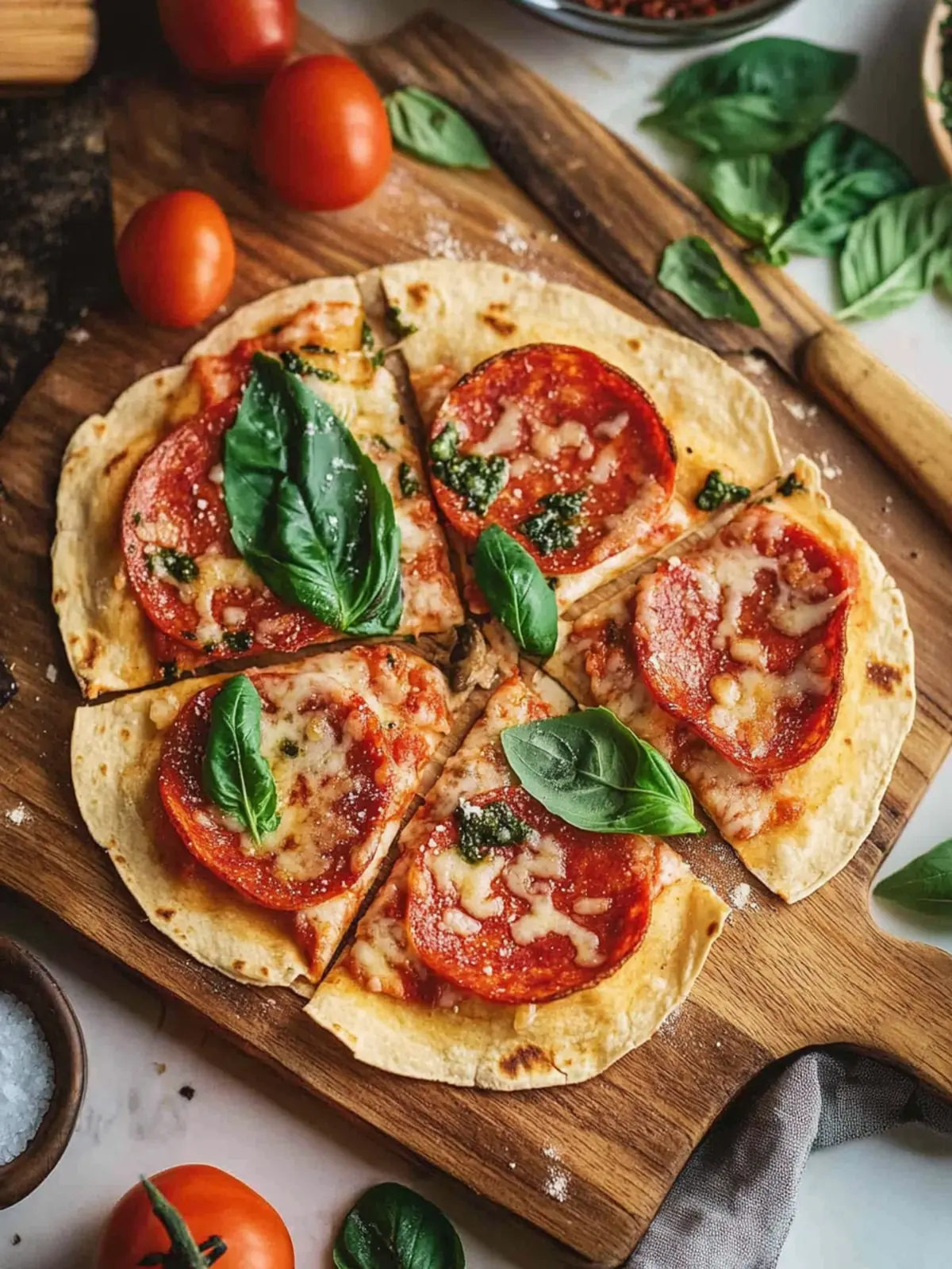 Tortilla Pizza Recipe: Quick, Customizable Treat Under 30 Minutes 3 Tortilla Pizza Recipe