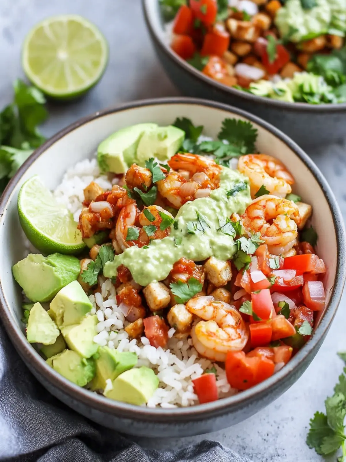 Mexican Rice Bowls with Shrimp: Quick, Fresh, and Flavorful 3 Mexican Rice Bowls with Shrimp