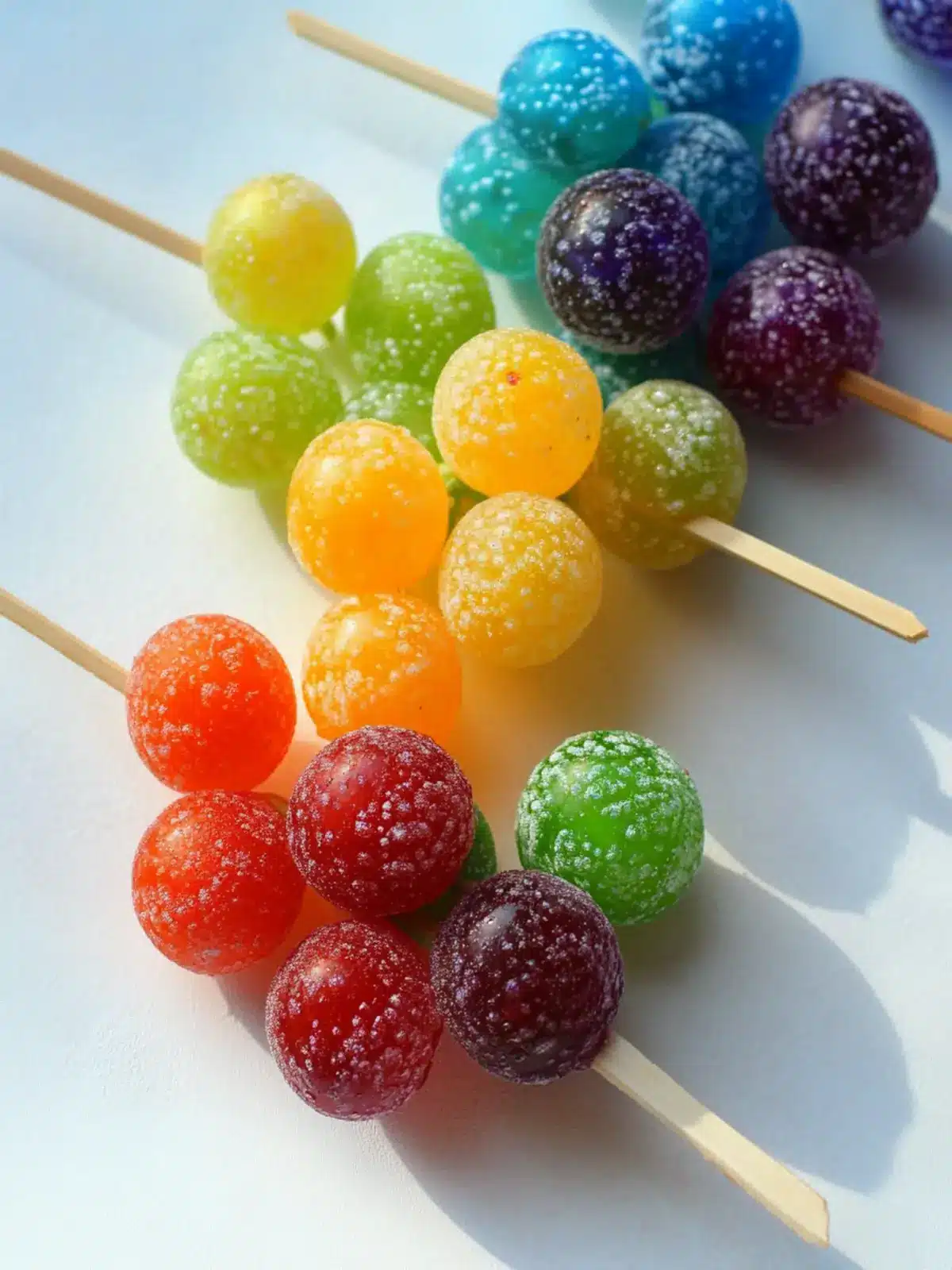 Rainbow Grapes: Colorful Candied Treats for Fun Gatherings 4 Rainbow Grapes
