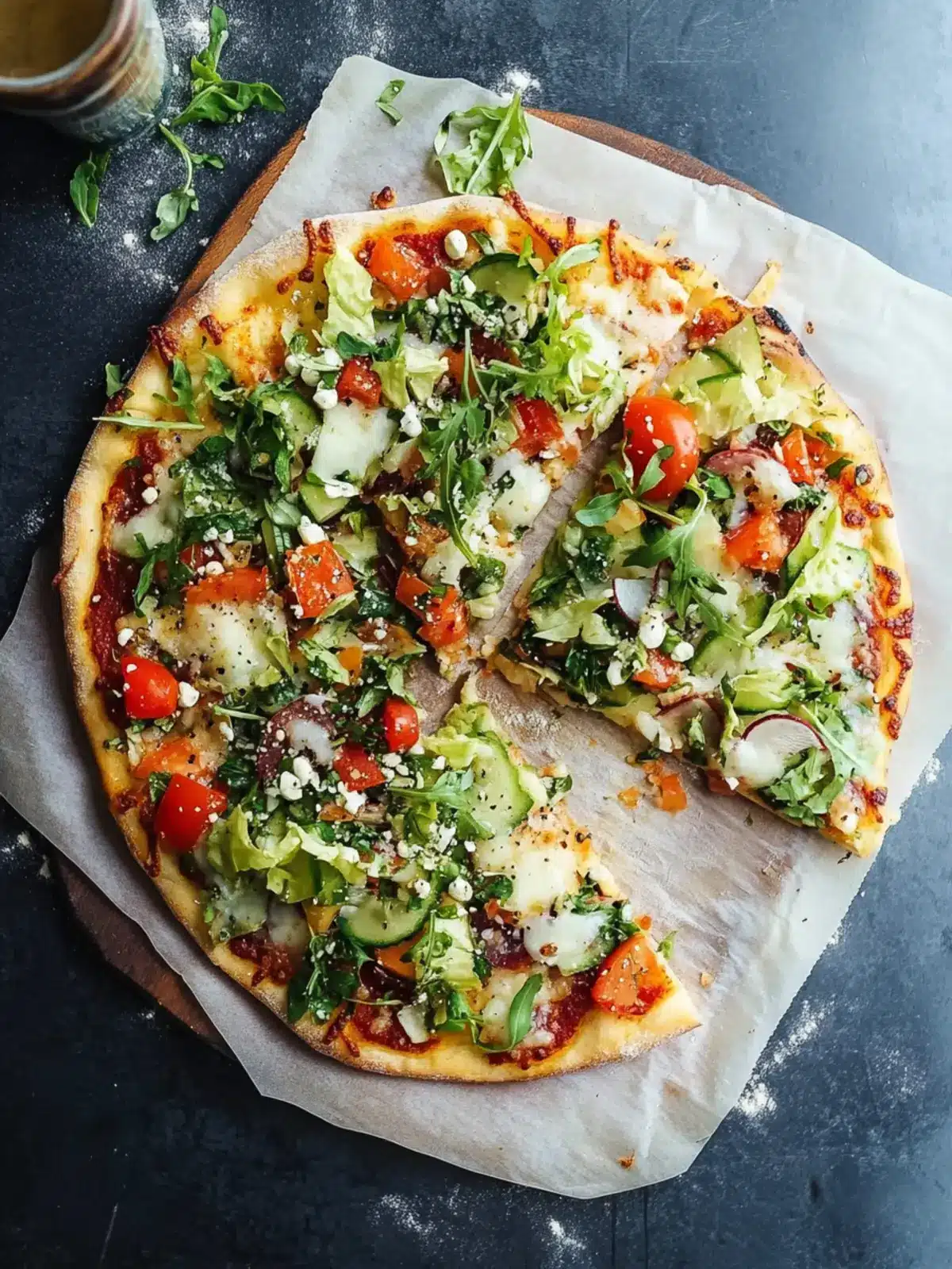 Chopped Salad Pizza: Your New Go-To Summer Dinner Delight 5 Chopped Salad Pizza