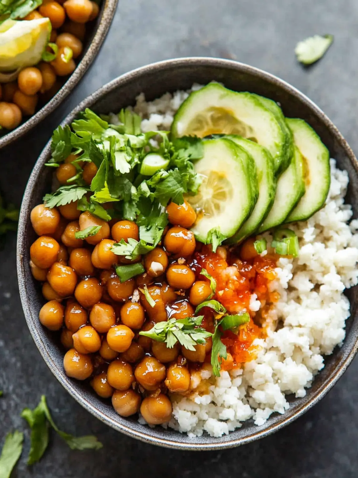 Sweet & Spicy Hot Honey Chickpea Bowls Ready in 20 Minutes 5 Hot Honey Chickpea Bowls