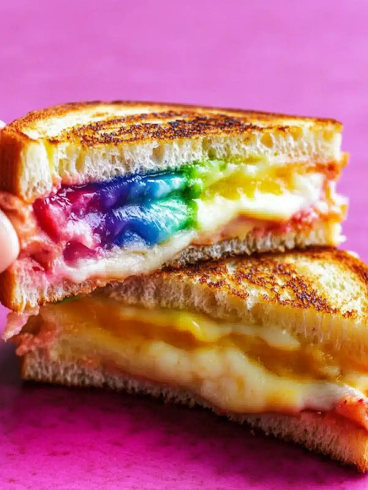 Rainbow Grilled Cheese: A Fun Twist for Your Lunch Table 5 Rainbow Grilled Cheese