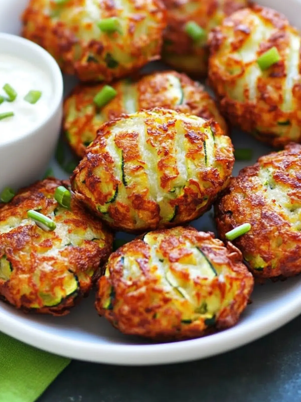 Zucchini Fritter Footballs for Game Day Fun and Flavor 4 Zucchini Fritter Footballs