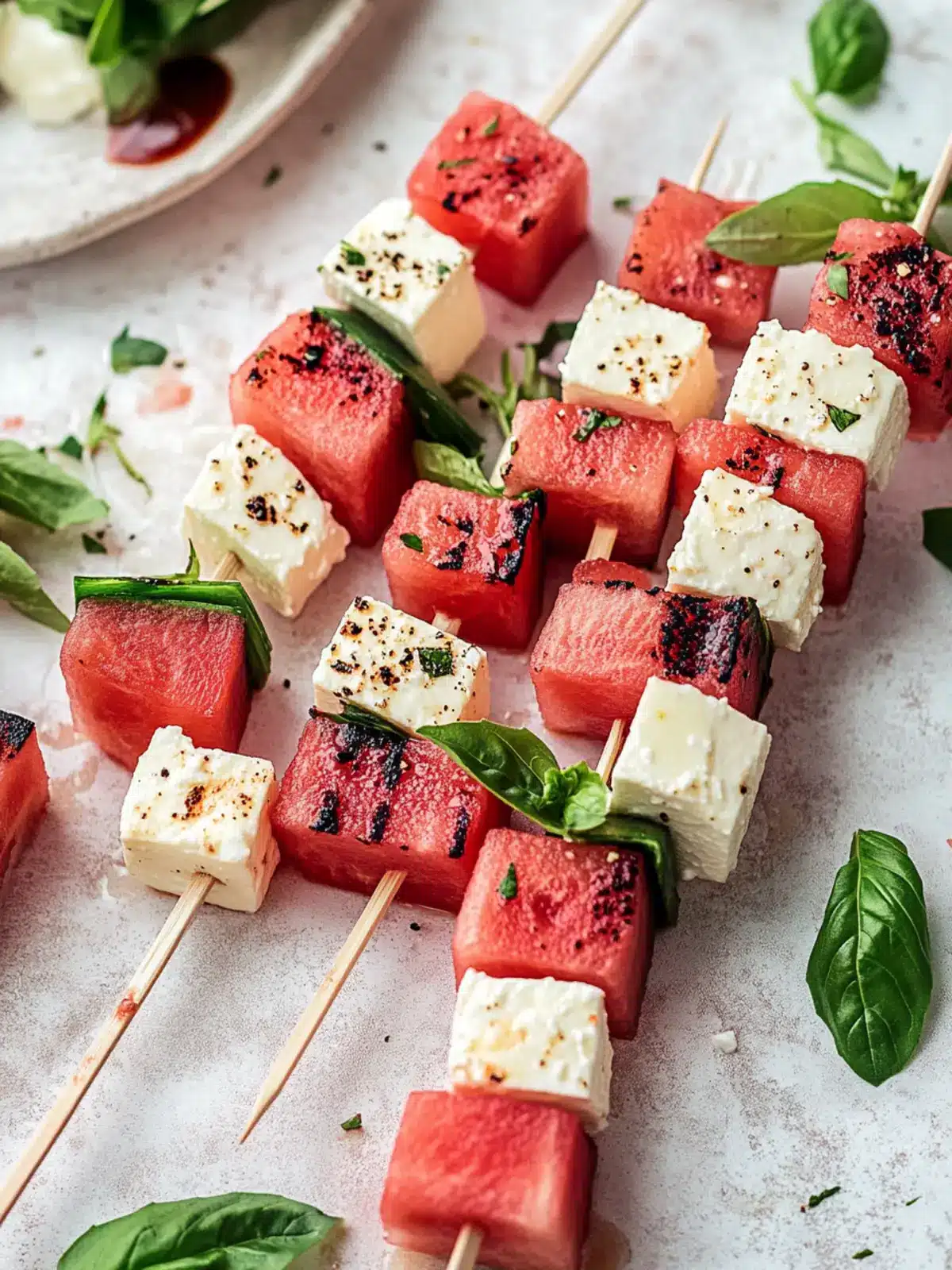 Sweet and Savory Watermelon Feta Skewers for Summer Fun 4 Watermelon Feta Skewers