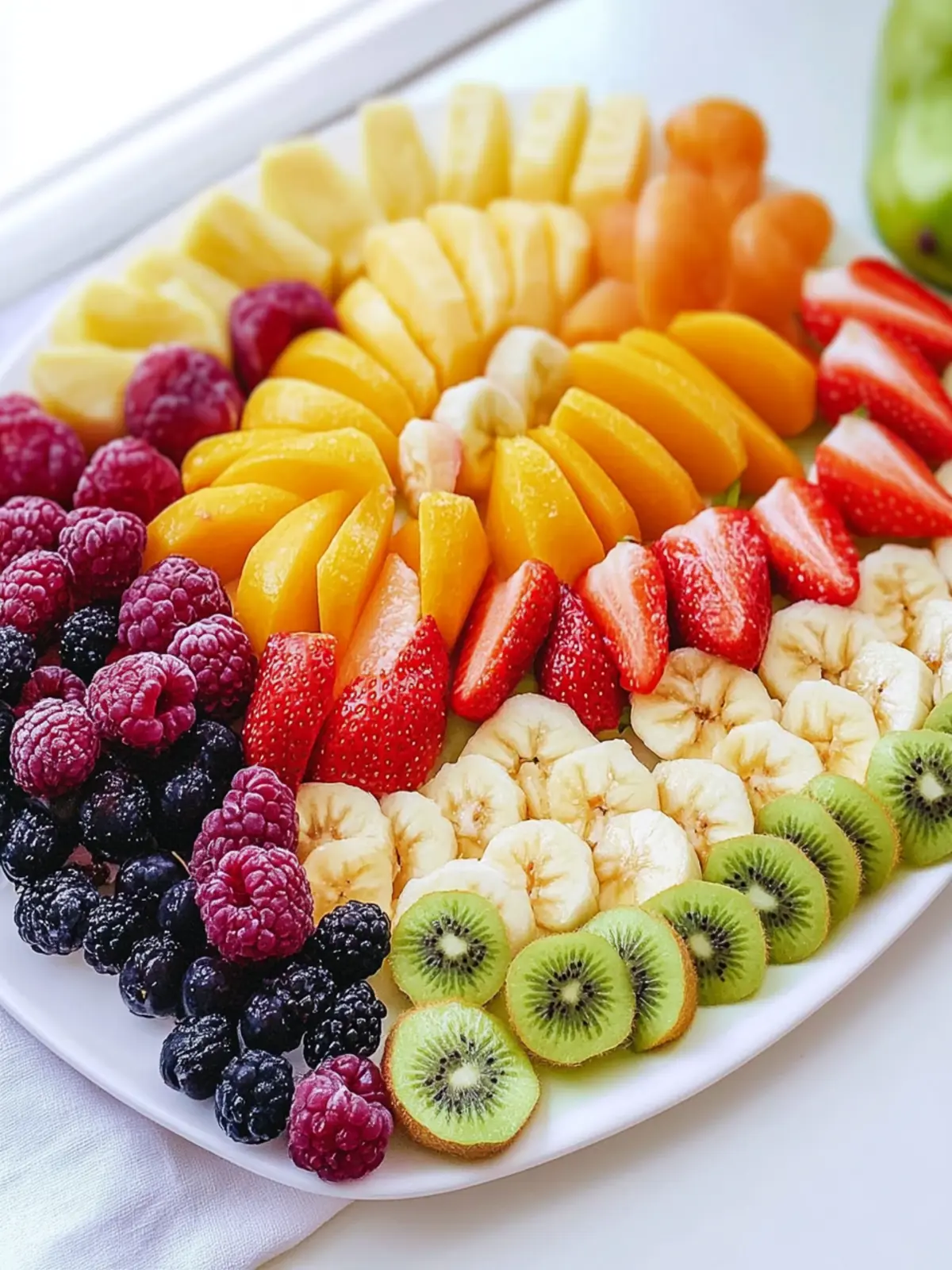 Vibrant Rainbow Fruit Platter: A Fun Healthy Treat! 4 Rainbow Fruit Platter