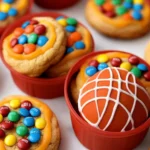 Basketball Piñata Cookies Filled with Skittles Surprise 43 Basketball Piñata Cookies filled with Skittles