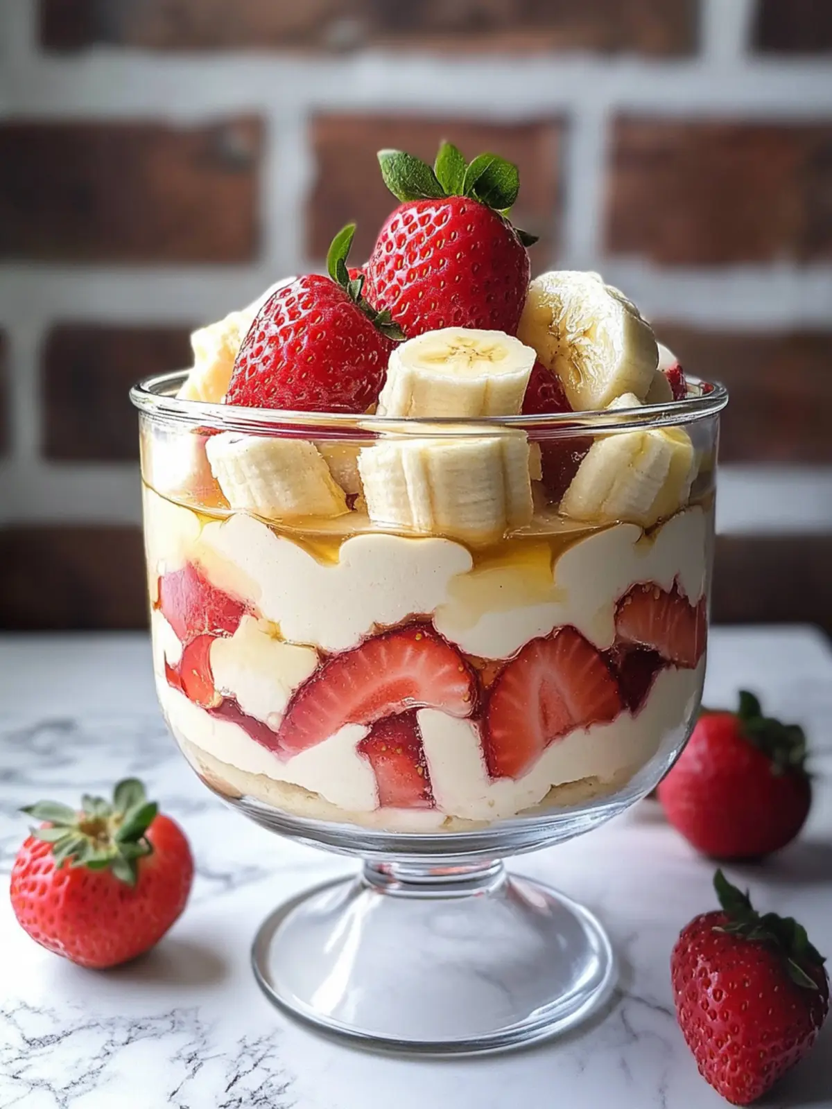 Mouthwatering Banana Strawberry Pudding for Easy No-Bake Joy 3 Banana Strawberry Pudding