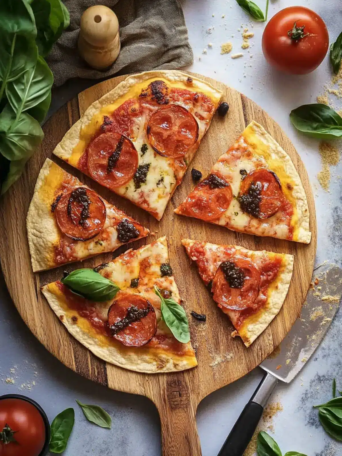 Tortilla Pizza Recipe: Quick, Customizable Treat Under 30 Minutes 2 Tortilla Pizza Recipe