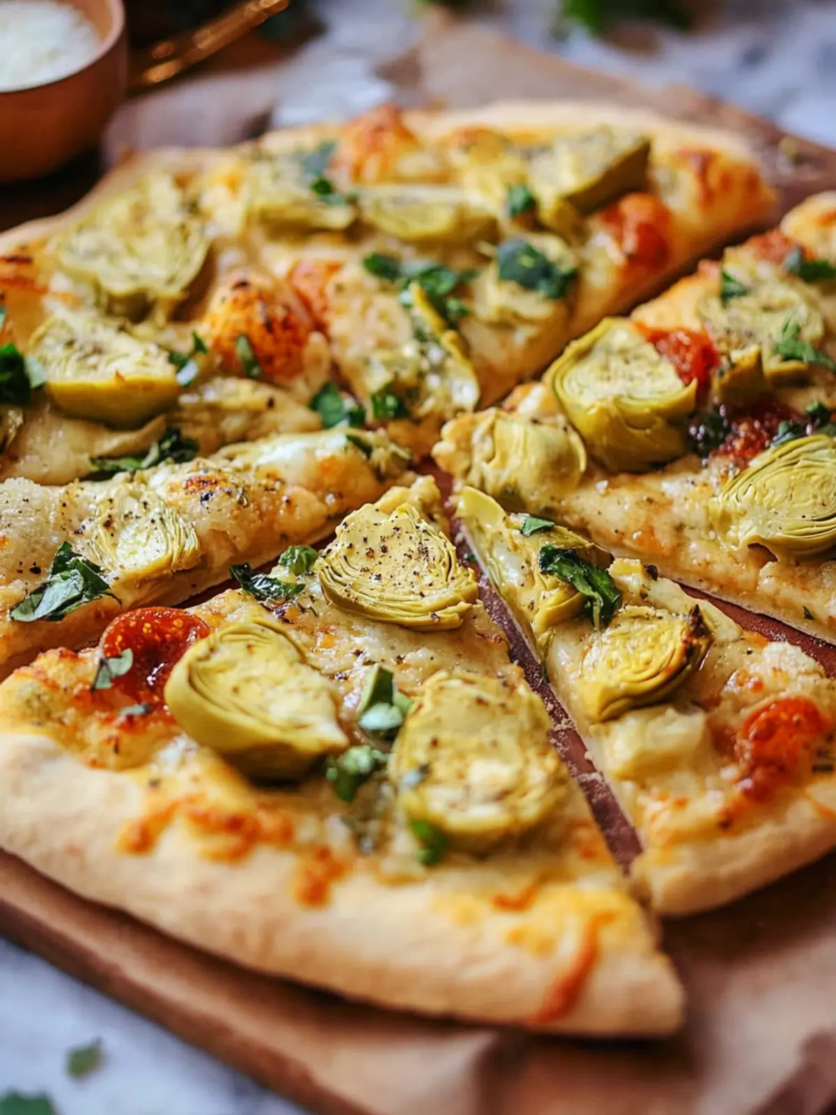 Savory Artichoke Pizza: A Quick, Vegetarian Delight! 4 Artichoke Pizza
