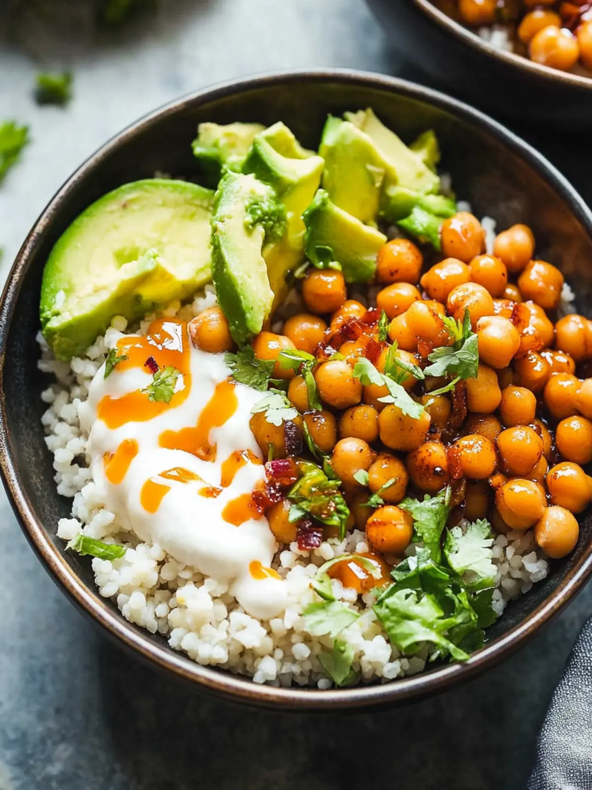 Sweet & Spicy Hot Honey Chickpea Bowls Ready in 20 Minutes 2 Hot Honey Chickpea Bowls