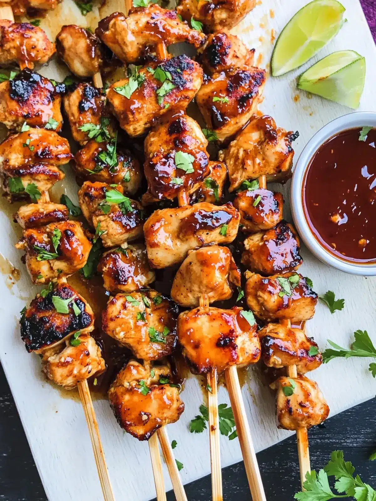 Savor Summer: Easy Honey BBQ Beer Chicken Skewers Recipe 2 Honey BBQ Beer Chicken Skewers