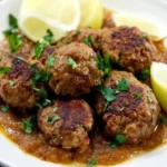 Lamb Koftas with Spicy Masala and Boiled Eggs Delight 3 Lamb Koftas