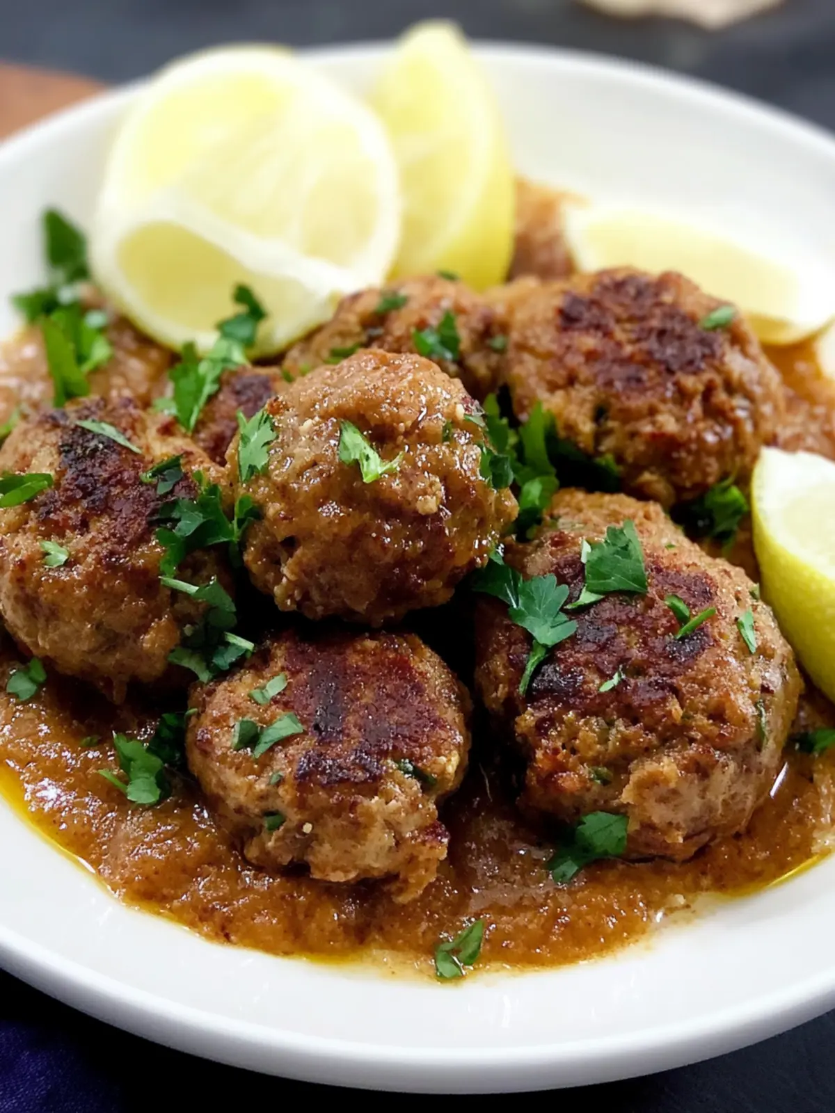Lamb Koftas with Spicy Masala and Boiled Eggs Delight 5 Lamb Koftas
