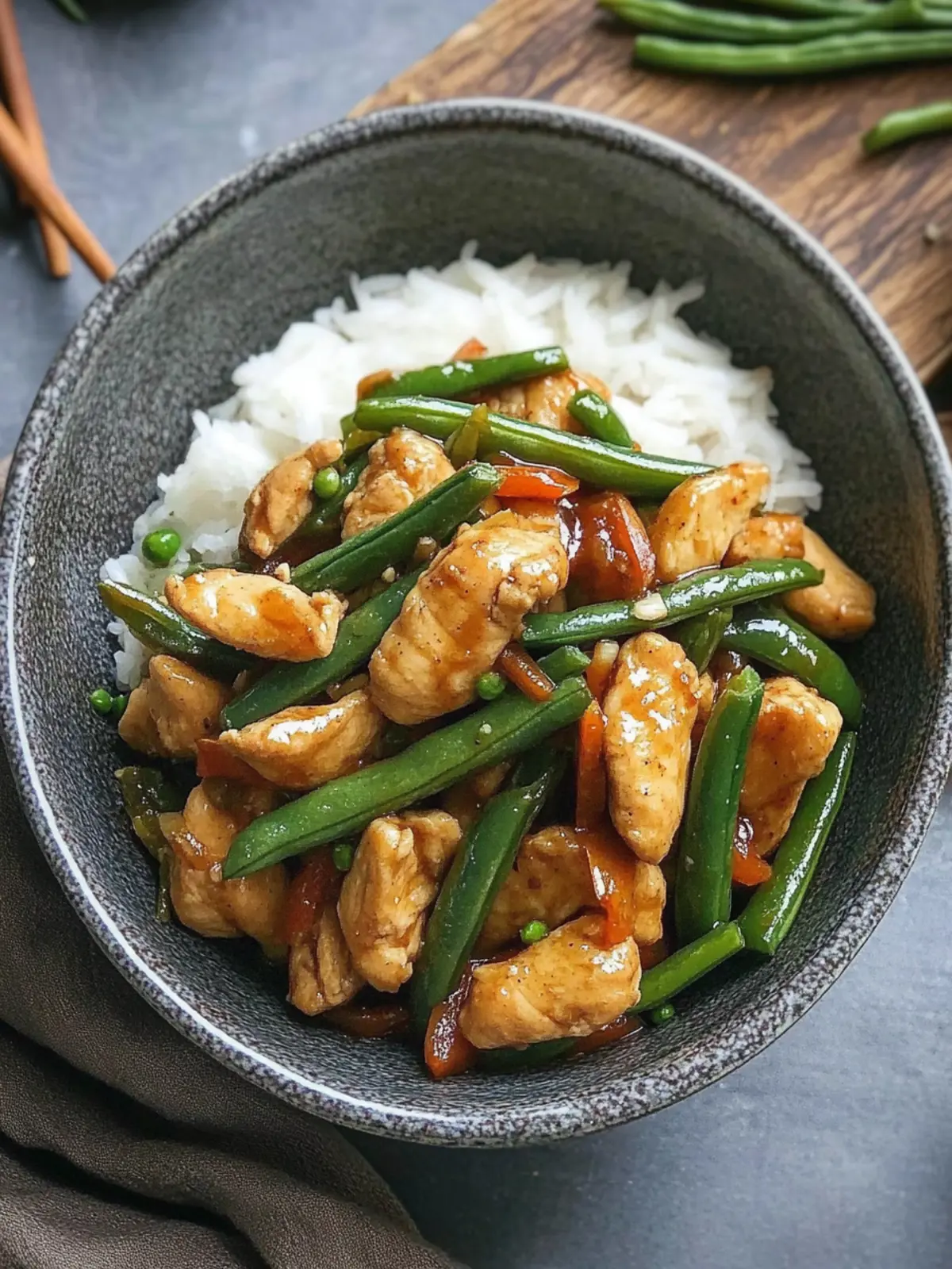 Savory Stir Fried Chicken with Green Beans in 30 Minutes 4 Stir Fried Chicken with Green Beans