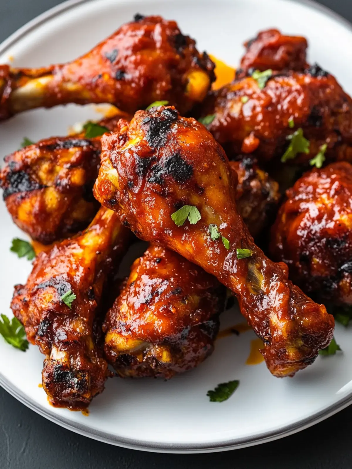 Spicy Barbecue Drumsticks: Tender Flavor Explosion Awaits 4 Spicy Barbecue Drumsticks