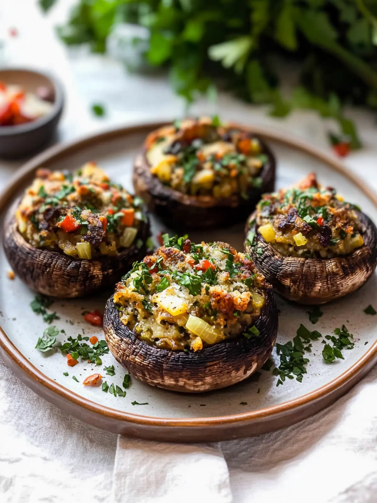 Delicious Vegan Stuffed Portobello Mushrooms for Any Occasion 3 Vegan Stuffed Portobello Mushrooms