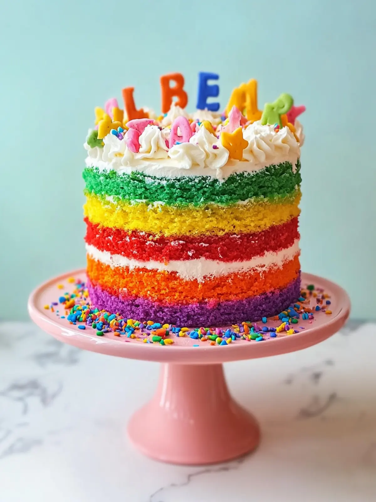 Delightful Rainbow Smash Cake Recipe for Your Baby's 1st Birthday 2 Rainbow Smash Cake Recipe