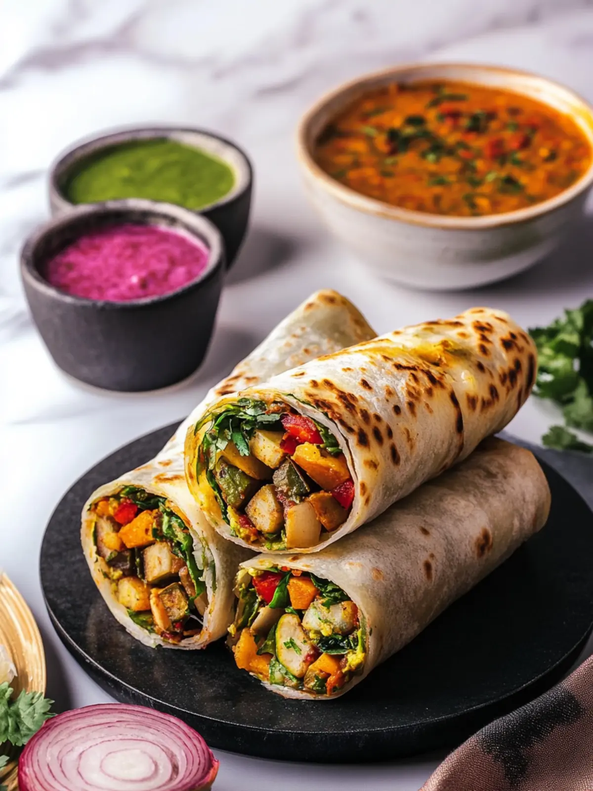 Bombay Veg Frankie Roll: Your Flavor-Packed Indian Delight 3 Bombay Veg Frankie Roll