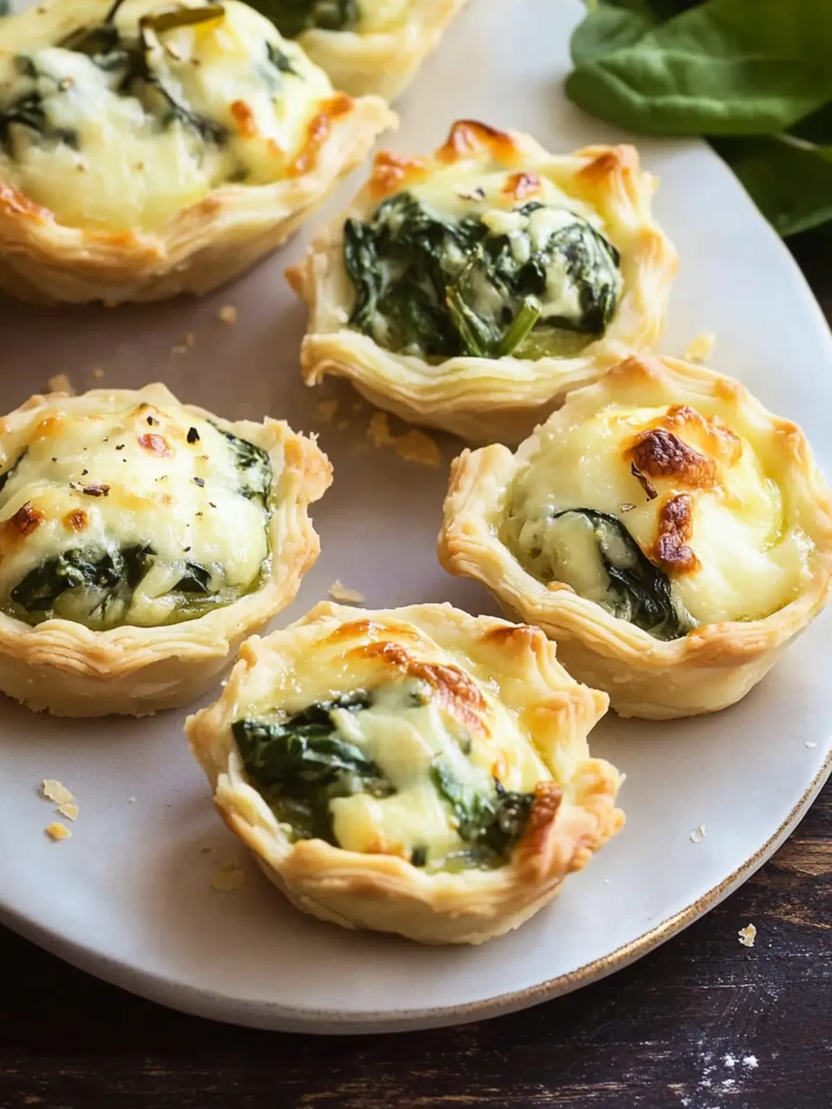 Mini Cheese and Spinach Tartlets That Wow Every Guest 5 Mini Cheese and Spinach Tartlets
