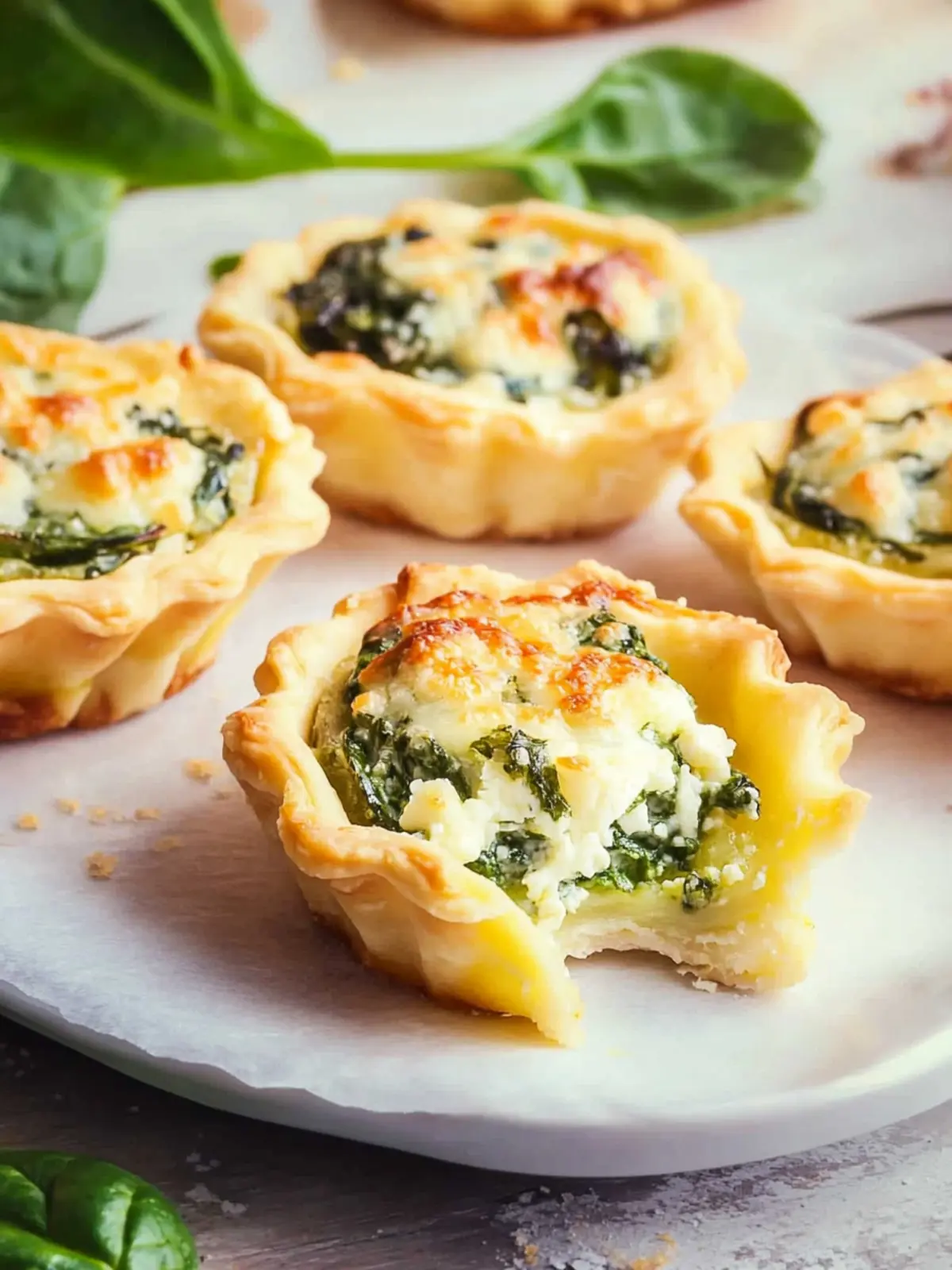 Mini Cheese and Spinach Tartlets That Wow Every Guest 4 Mini Cheese and Spinach Tartlets
