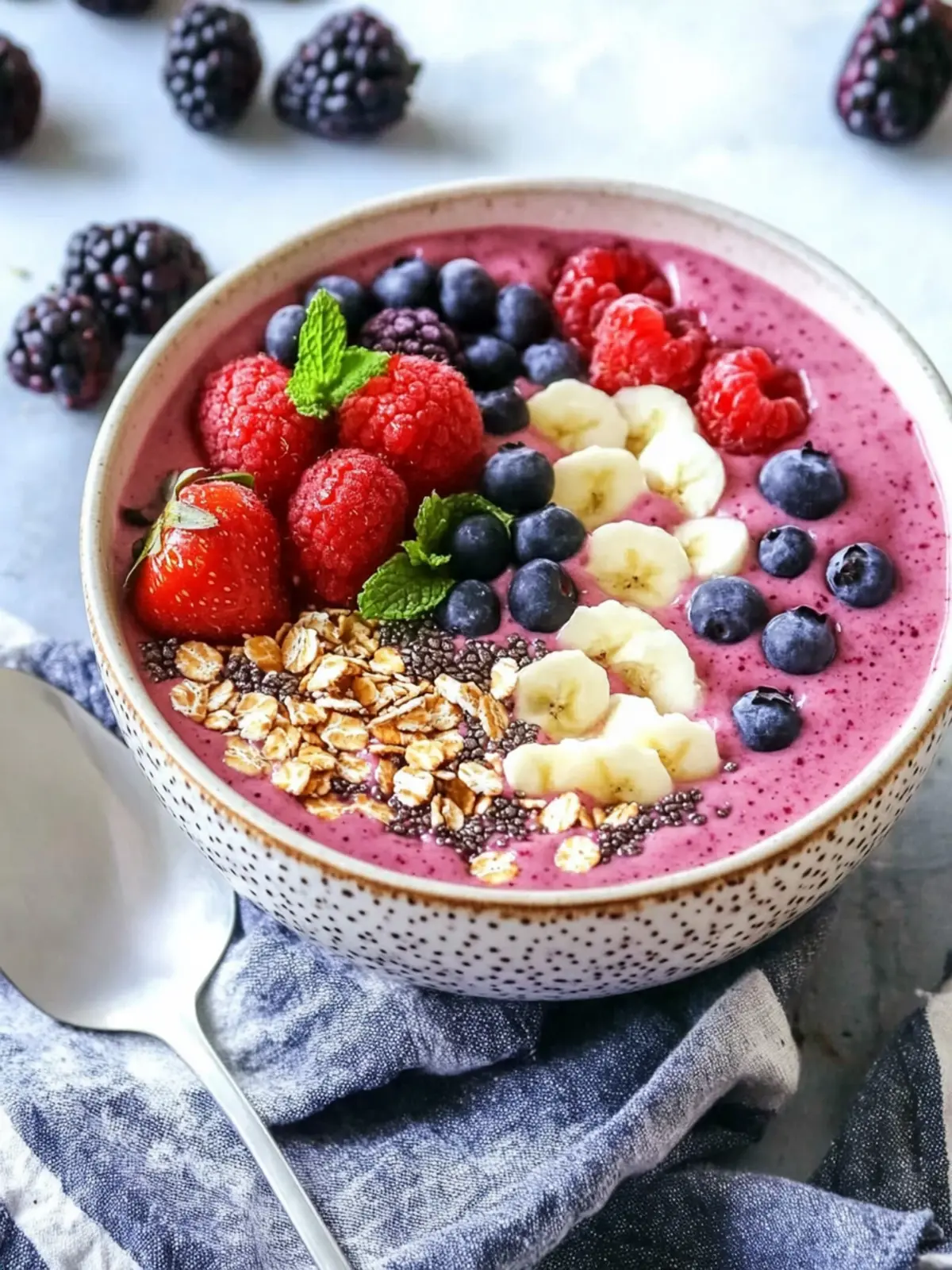 Very Berry Smoothie Bowl: A Delightful Healthy Start 4 Very Berry Smoothie Bowl