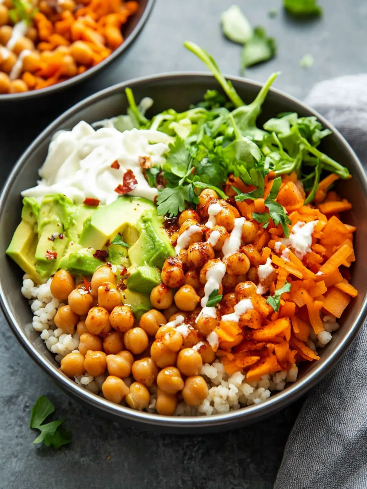 Sweet & Spicy Hot Honey Chickpea Bowls Ready in 20 Minutes 4 Hot Honey Chickpea Bowls