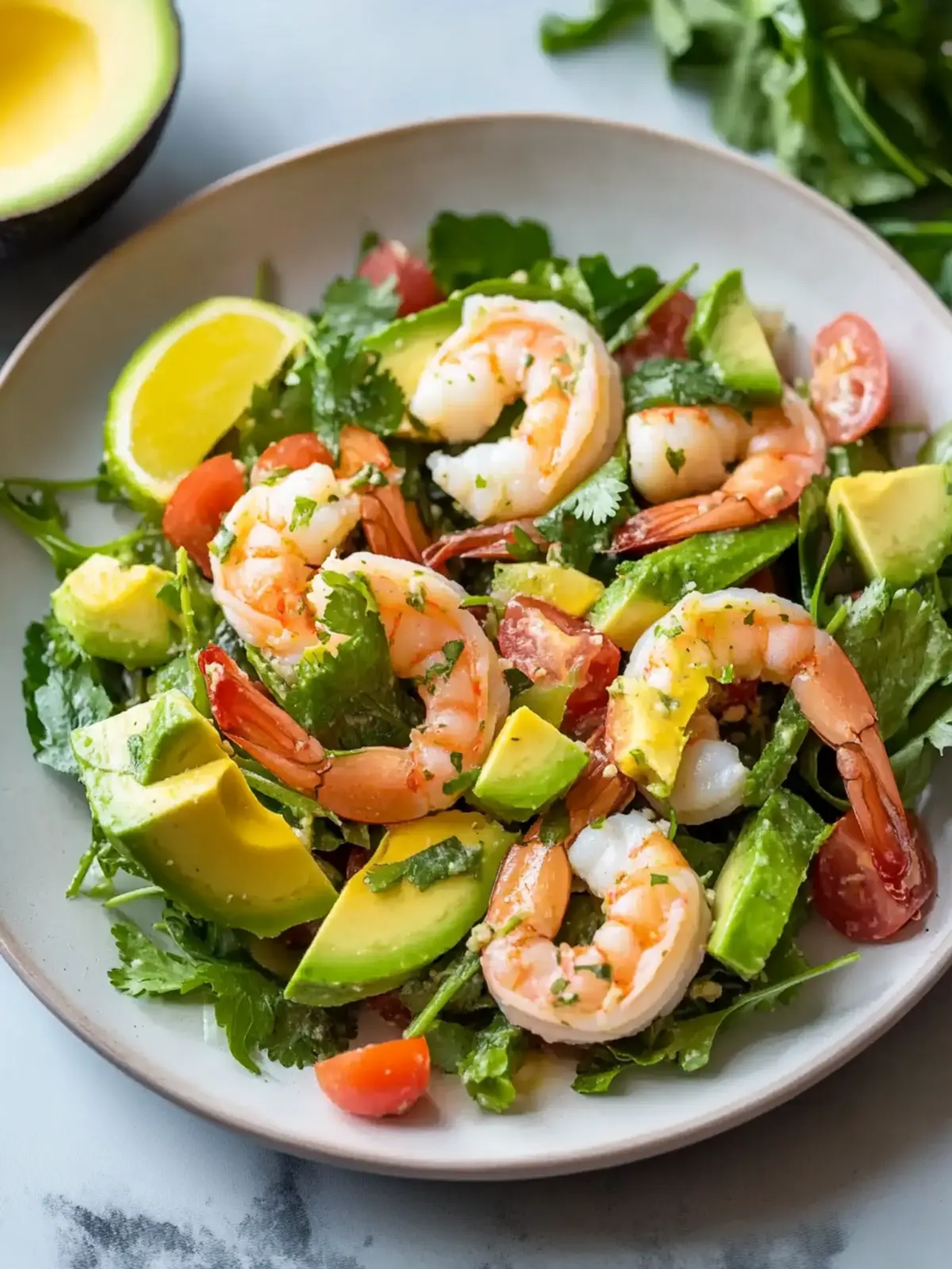 Zesty Prawn and Avocado Salad Recipe Gluten-Free & Low-Carb 3 Prawn and Avocado Salad Recipe {gluten-free & low-carb}
