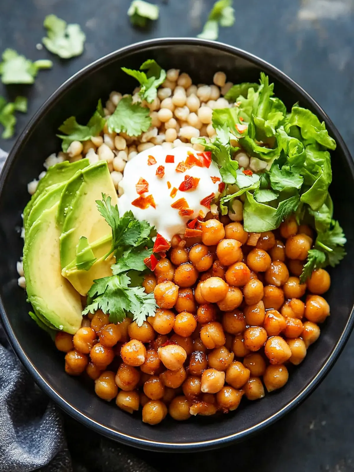 Sweet & Spicy Hot Honey Chickpea Bowls Ready in 20 Minutes 3 Hot Honey Chickpea Bowls